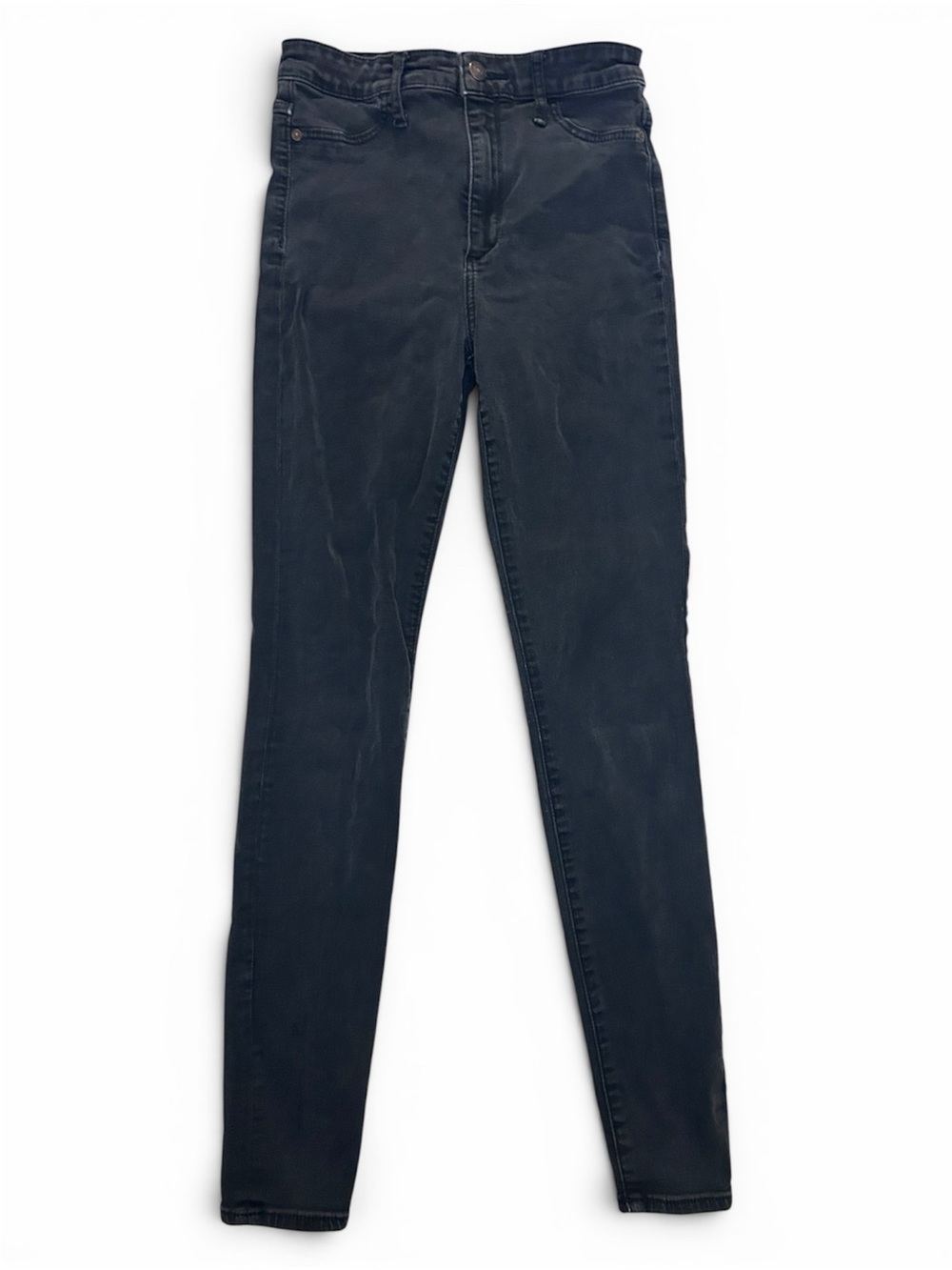 Abercrombie & Fitch Black High Rise Skinny Jeans Classic Denim Women’s Size 2